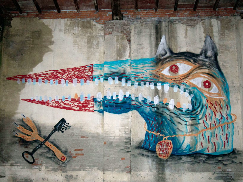 CANEMORTO - La street art è sovversione | Collater.al