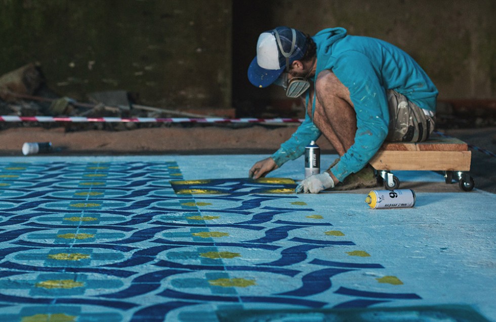 Floors - I pavimenti dipinti di Javier de Riba | Collater.al