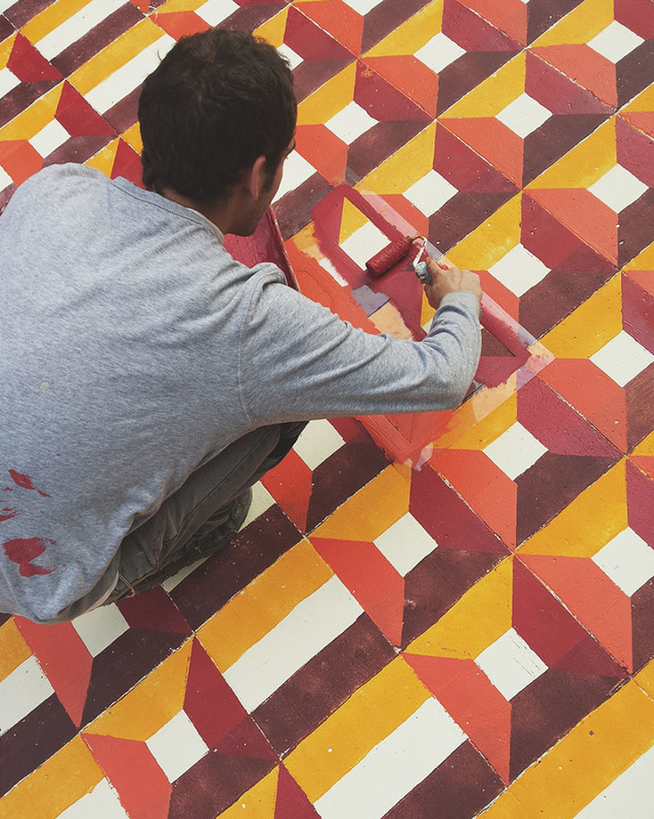 Floors - I pavimenti dipinti di Javier de Riba | Collater.al