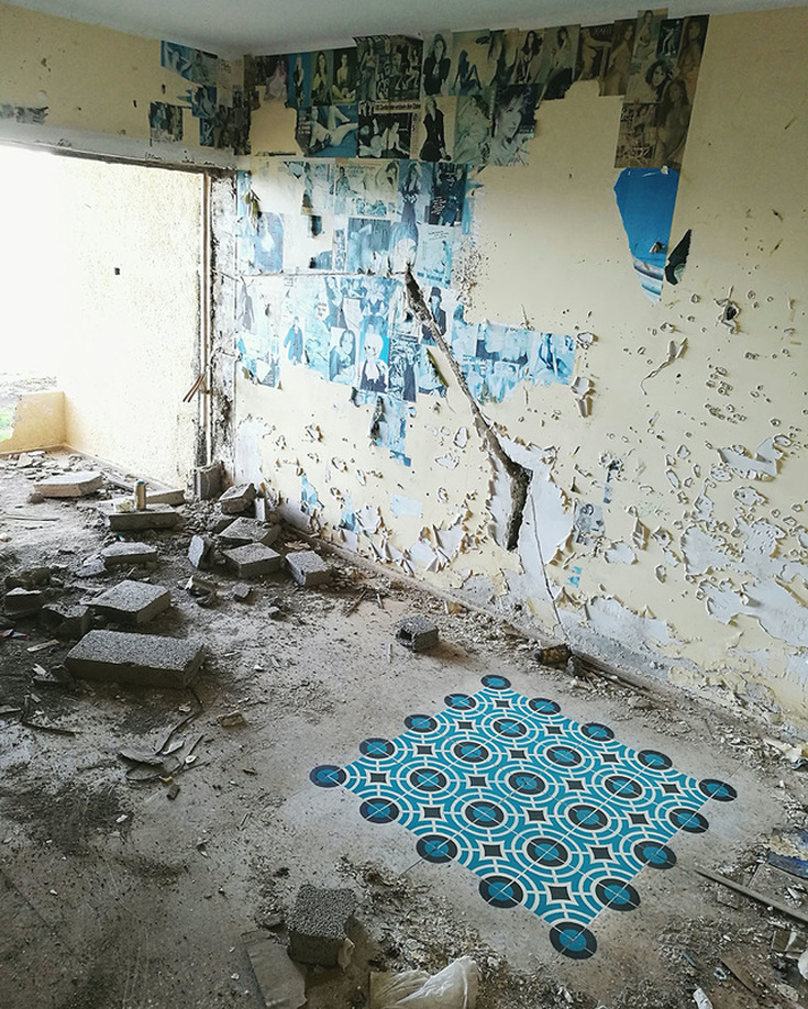Floors - I pavimenti dipinti di Javier de Riba | Collater.al