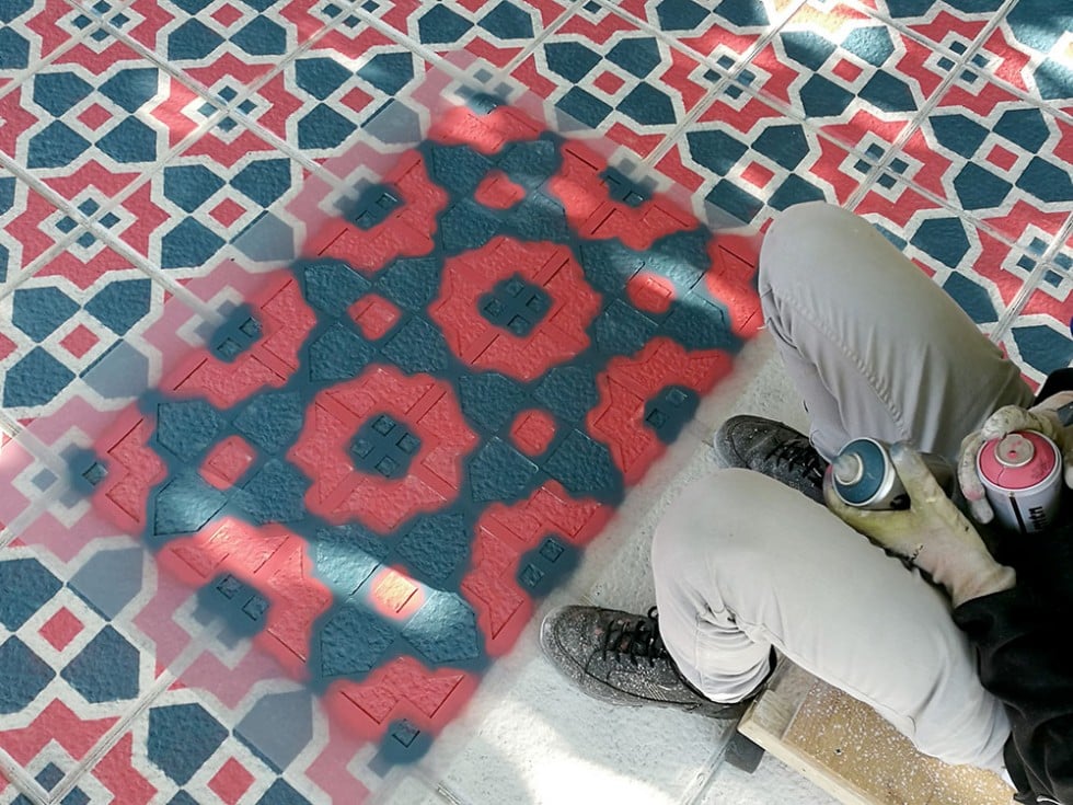 Floors - I pavimenti dipinti di Javier de Riba | Collater.al