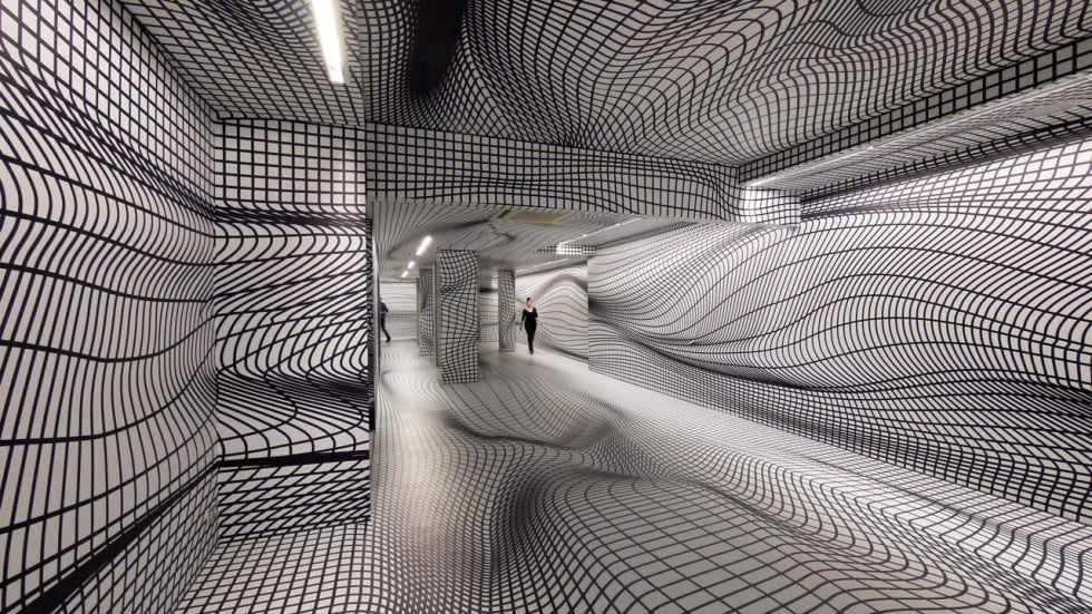 Le illusioni ottiche di Peter Kogler | Collater.al