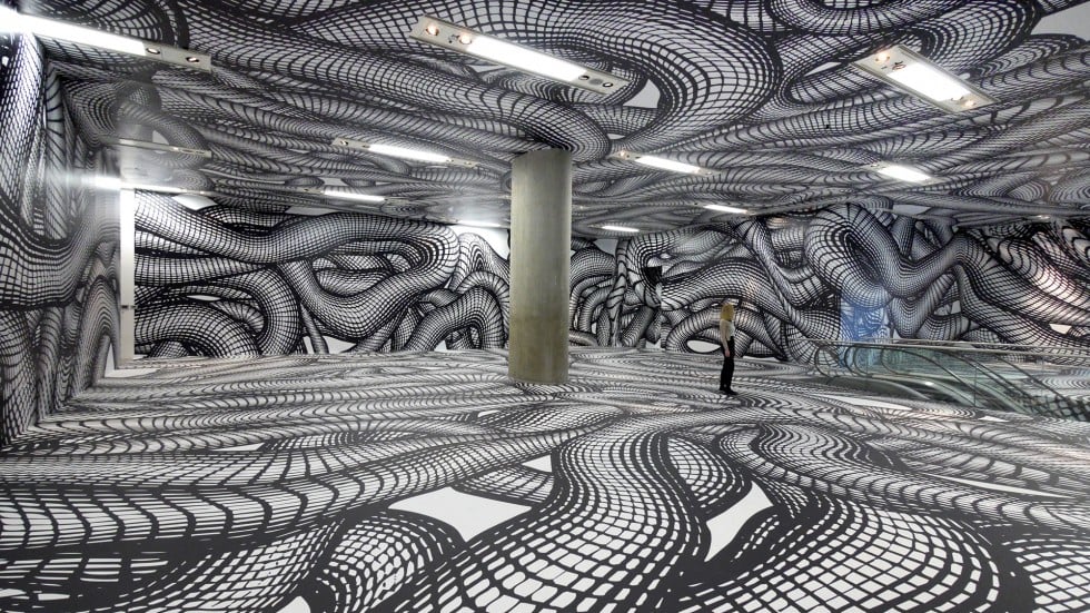 Le illusioni ottiche di Peter Kogler | Collater.al