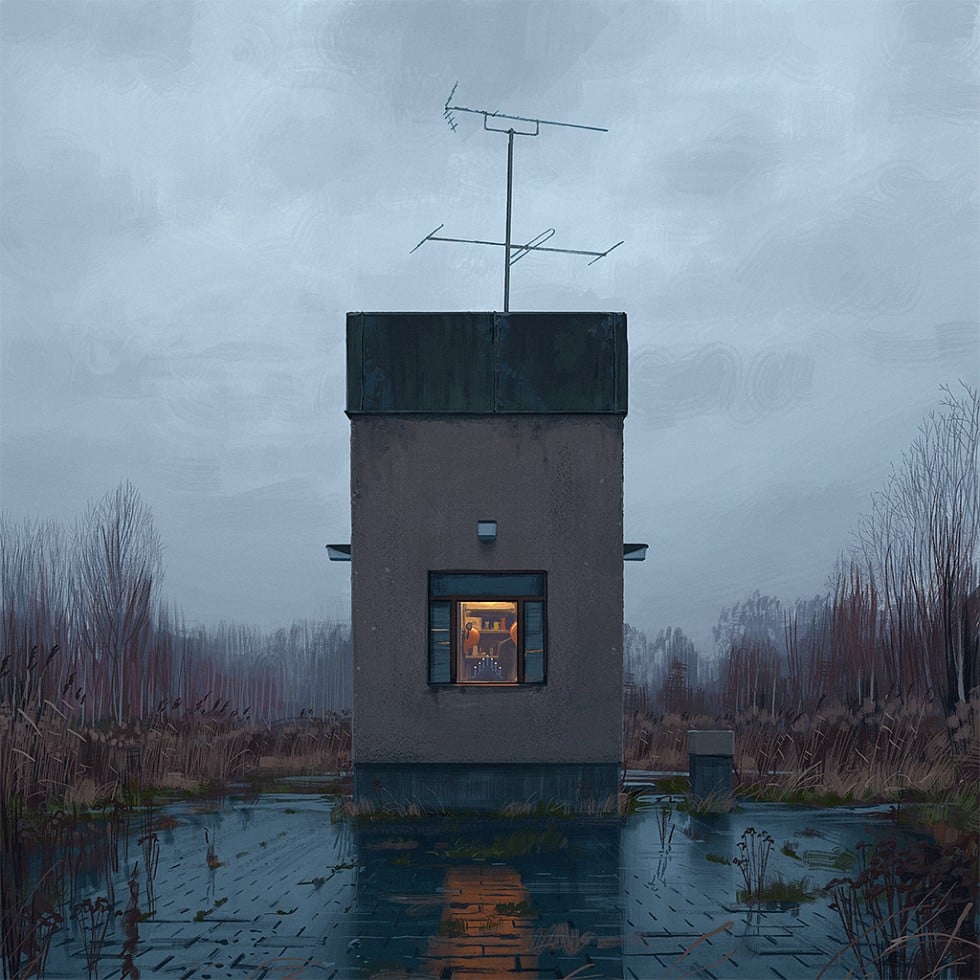 La distopia sci-fi dei quadri di Simon Stålenhag