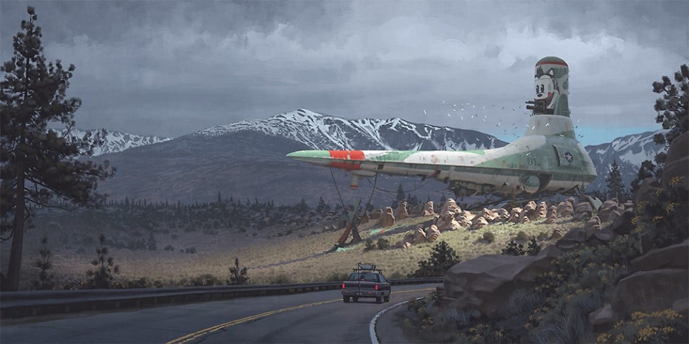 La distopia sci-fi dei quadri di Simon Stålenhag