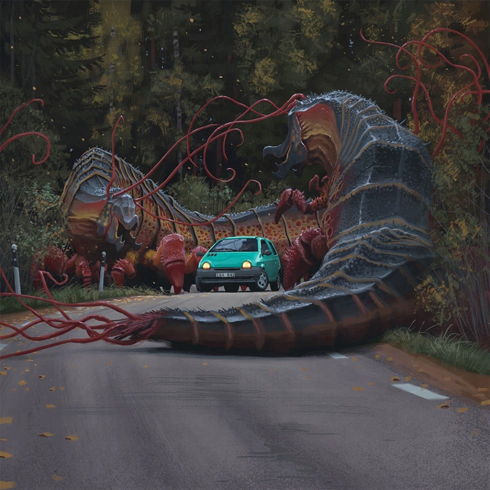La distopia sci-fi dei quadri di Simon Stålenhag