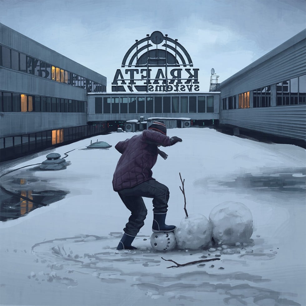 La distopia sci-fi dei quadri di Simon Stålenhag