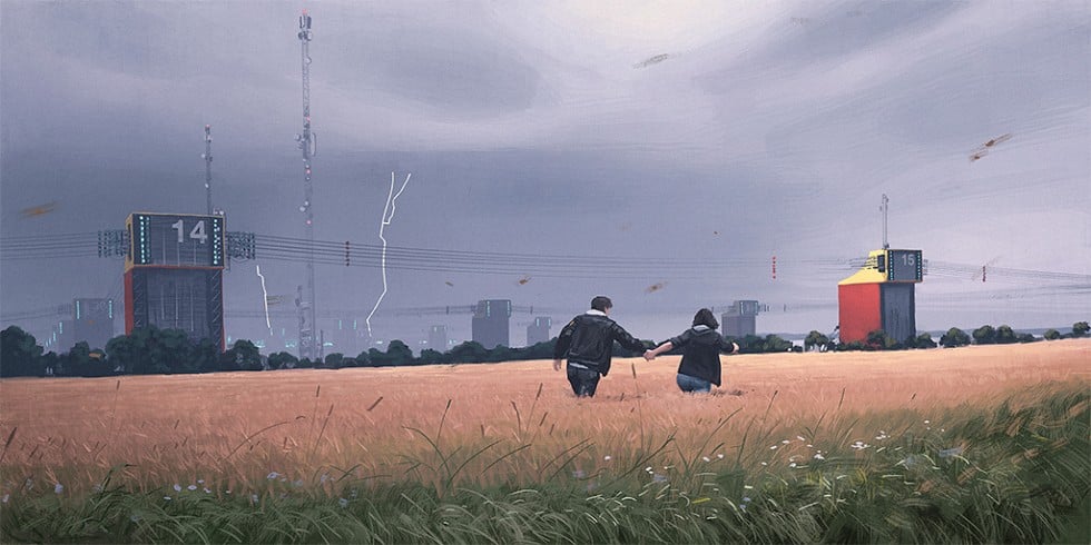 La distopia sci-fi dei quadri di Simon Stålenhag