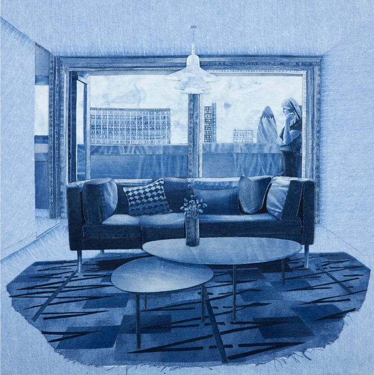I dipinti in jeans di Ian Berry | Collater.al