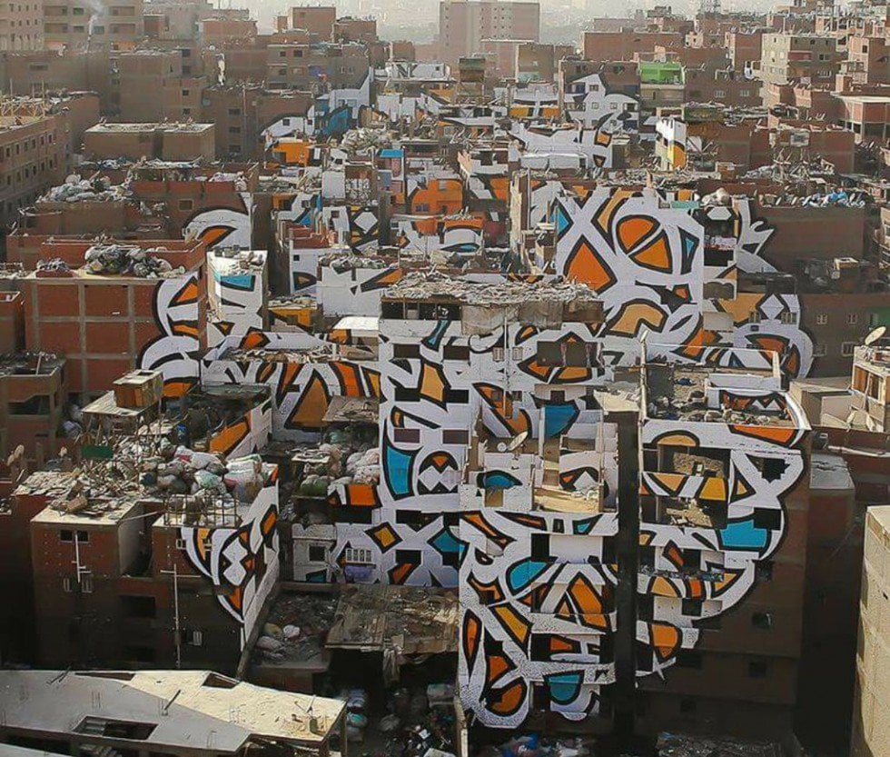 Perception - Il graffito optical di El Seed al Cairo | Collater.al