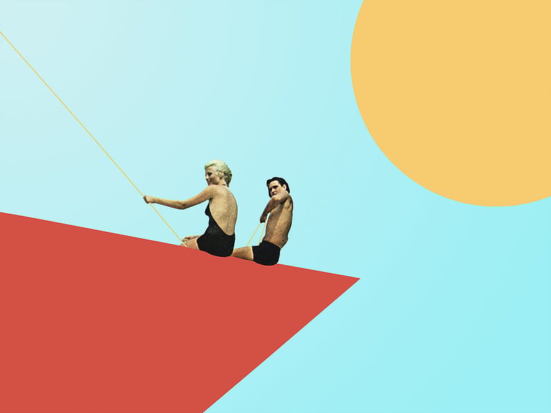 Plan your escape, i collage digitali di David Delruelle | Collater.al