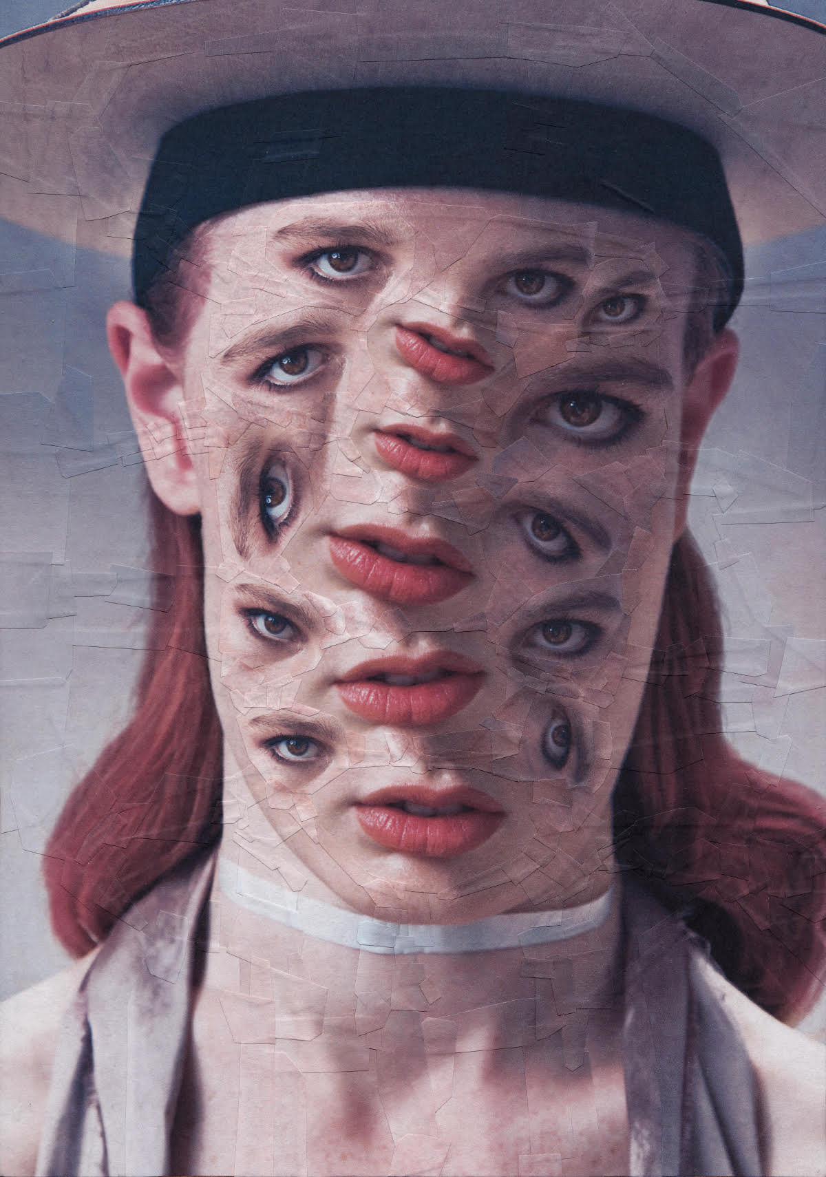 Gli incredibili volti deformati nei collage di Lola Dupre | Collater.al