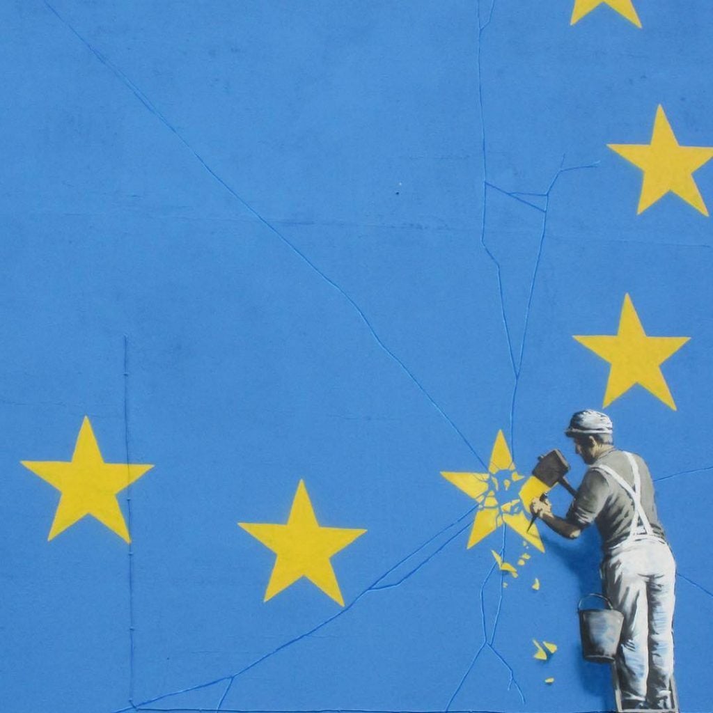 La Brexit nel nuovo murales di Banksy a Dover | Collater.al 3