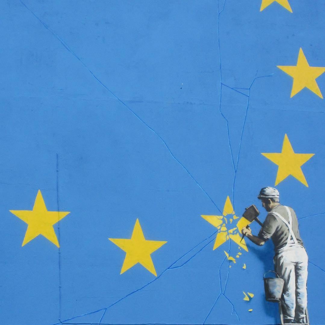 La Brexit nel nuovo murales di Banksy a Dover | Collater.al
