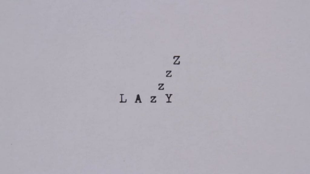 Short video for Breakfast - Disillusionment of 10 point font, i font interattivi di Greg Condon | Collater.al