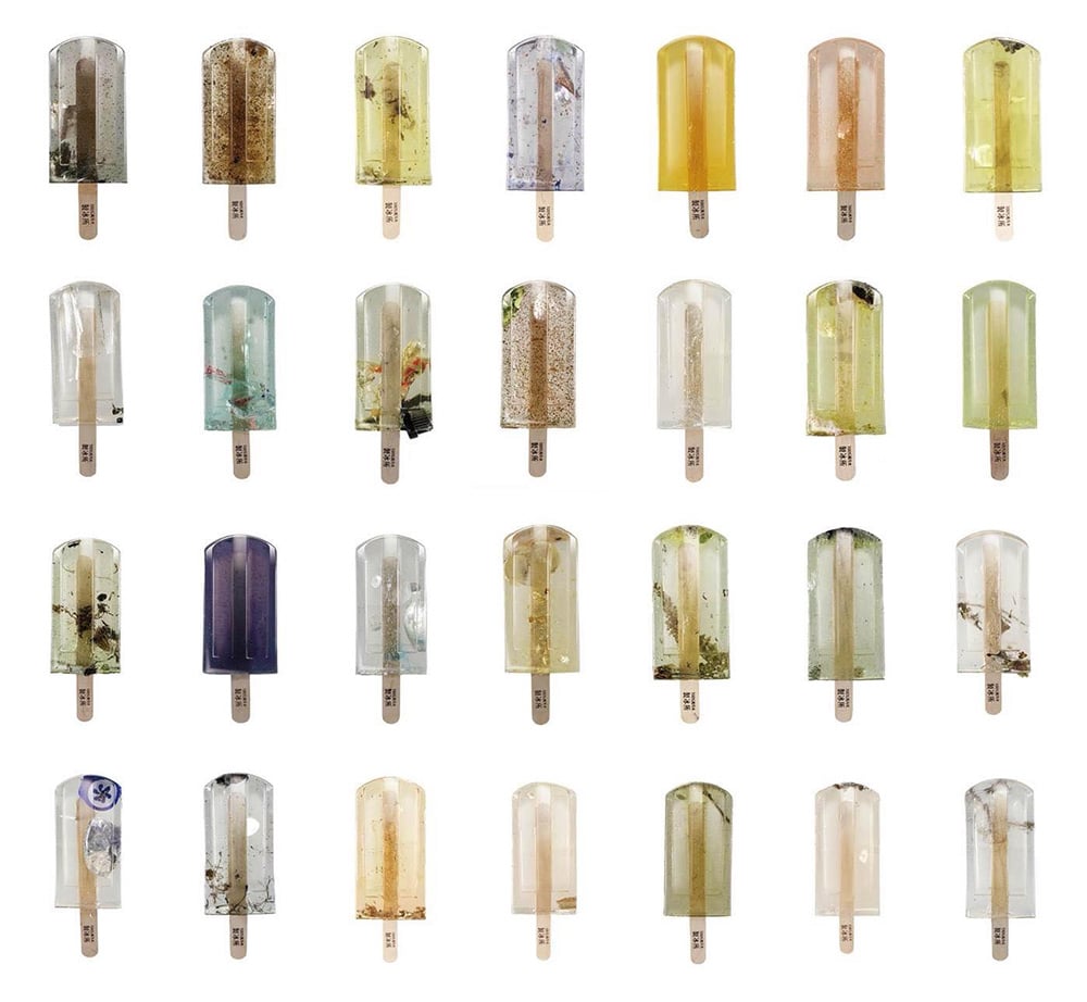 Polluted Water Popsicles, i ghiaccioli realizzati con l'acqua inquinata di Taiwan | Collater.al