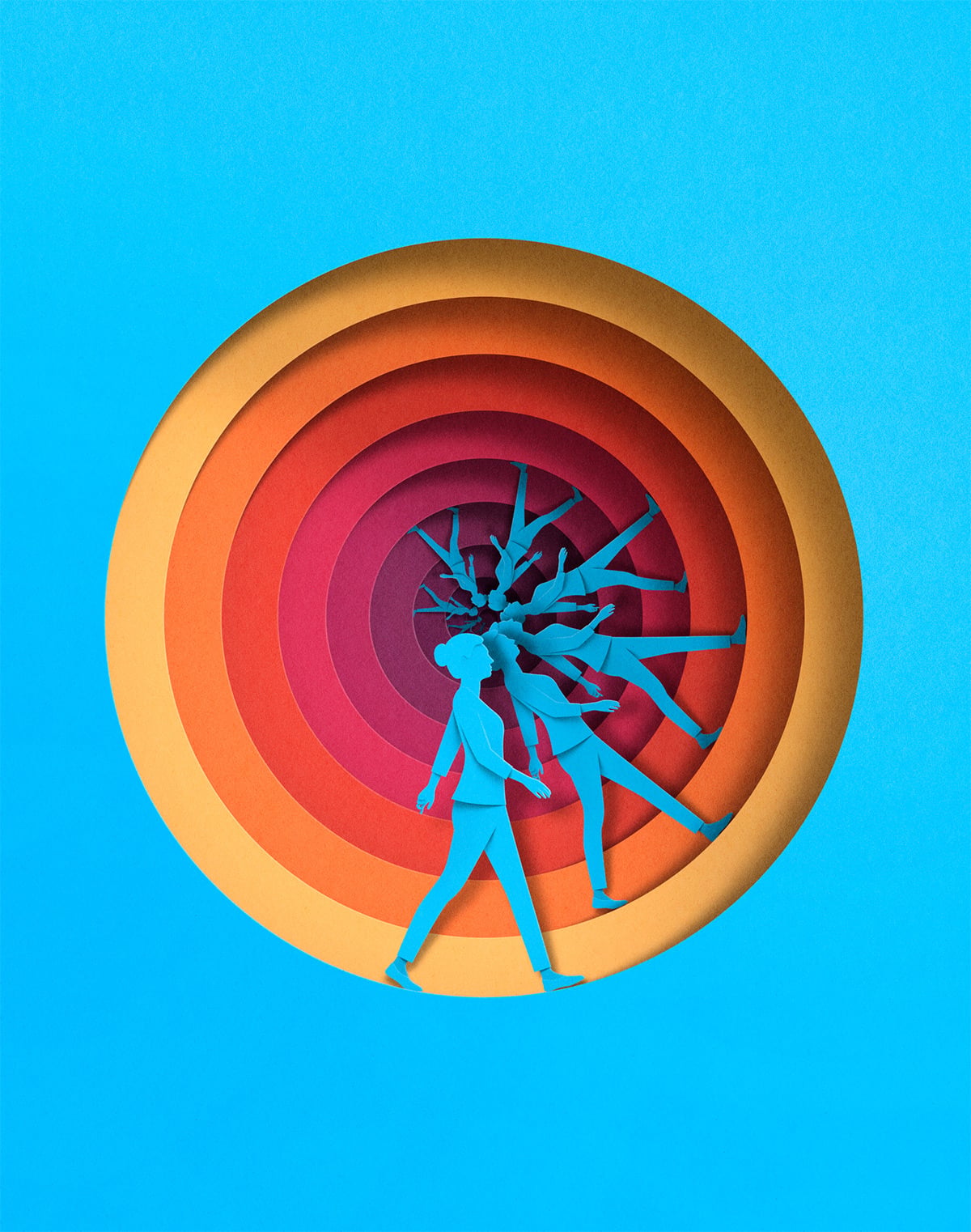 La paper art minimale di Eiko Ojala | Collater.al 13