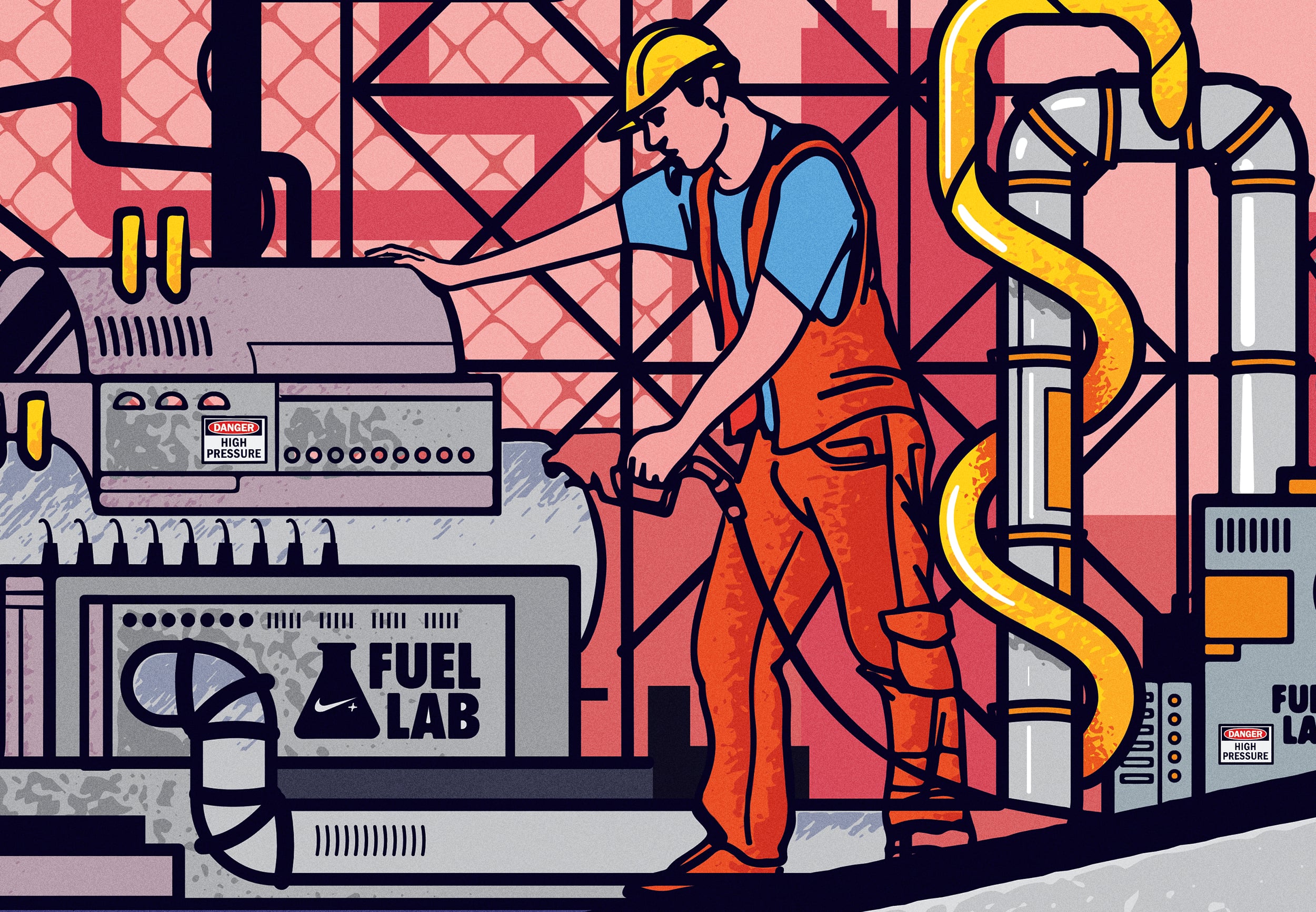 Le sneakers in costruzione illustrate da Musketon | Collater.al 7