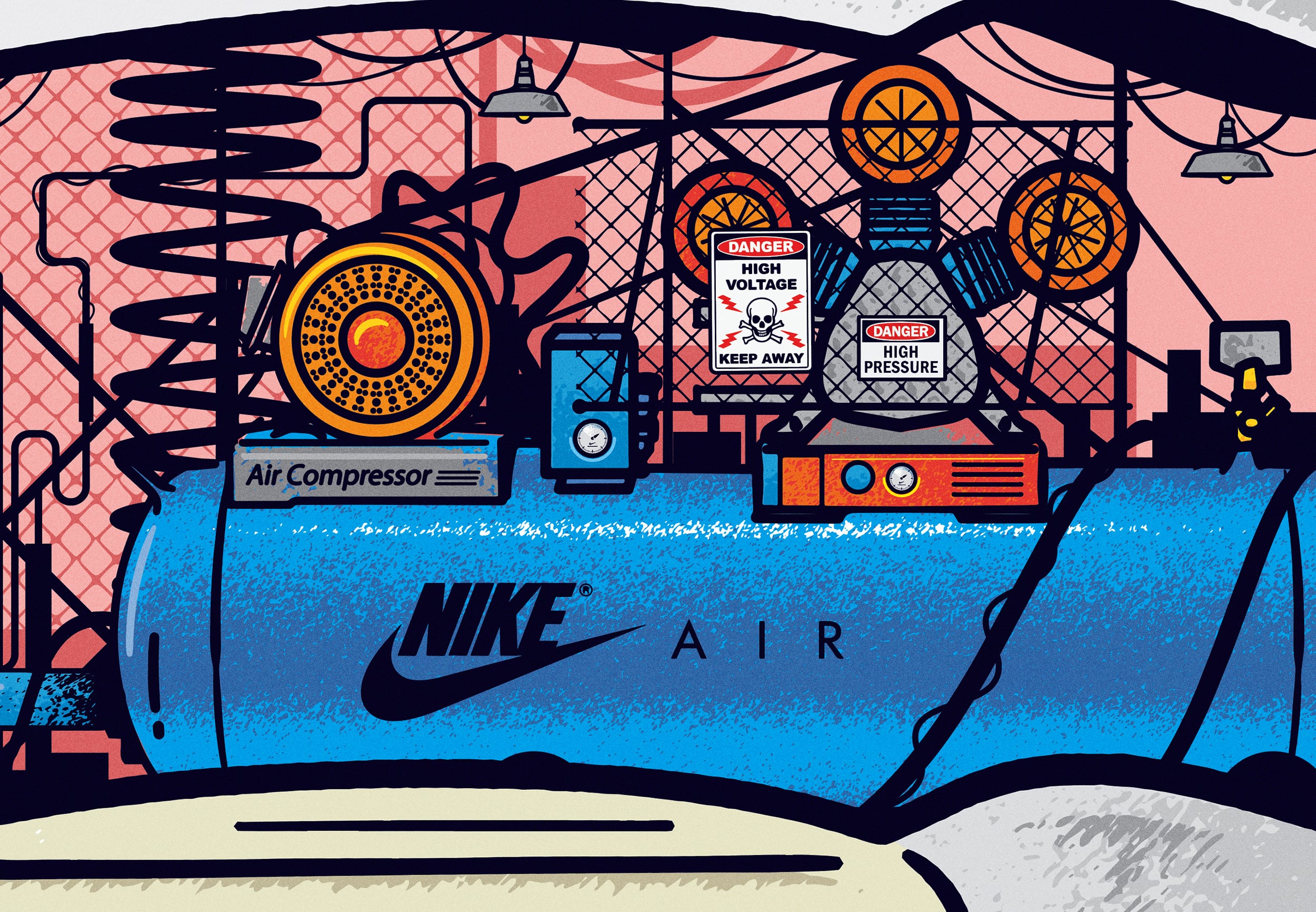 Le sneakers in costruzione illustrate da Musketon | Collater.al 9