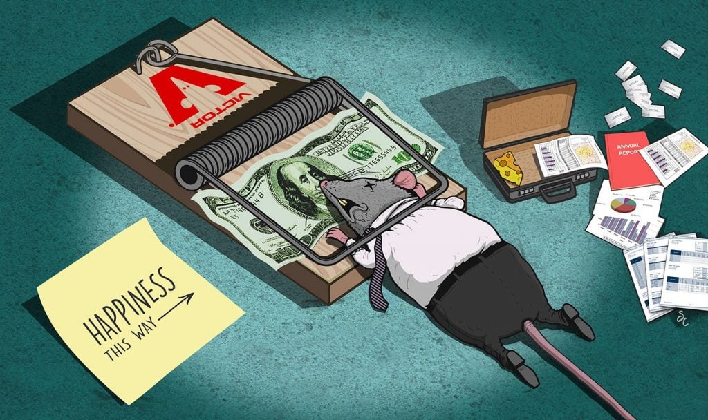 Happiness, la nuova animazione di Steve Cutts | Collater.al