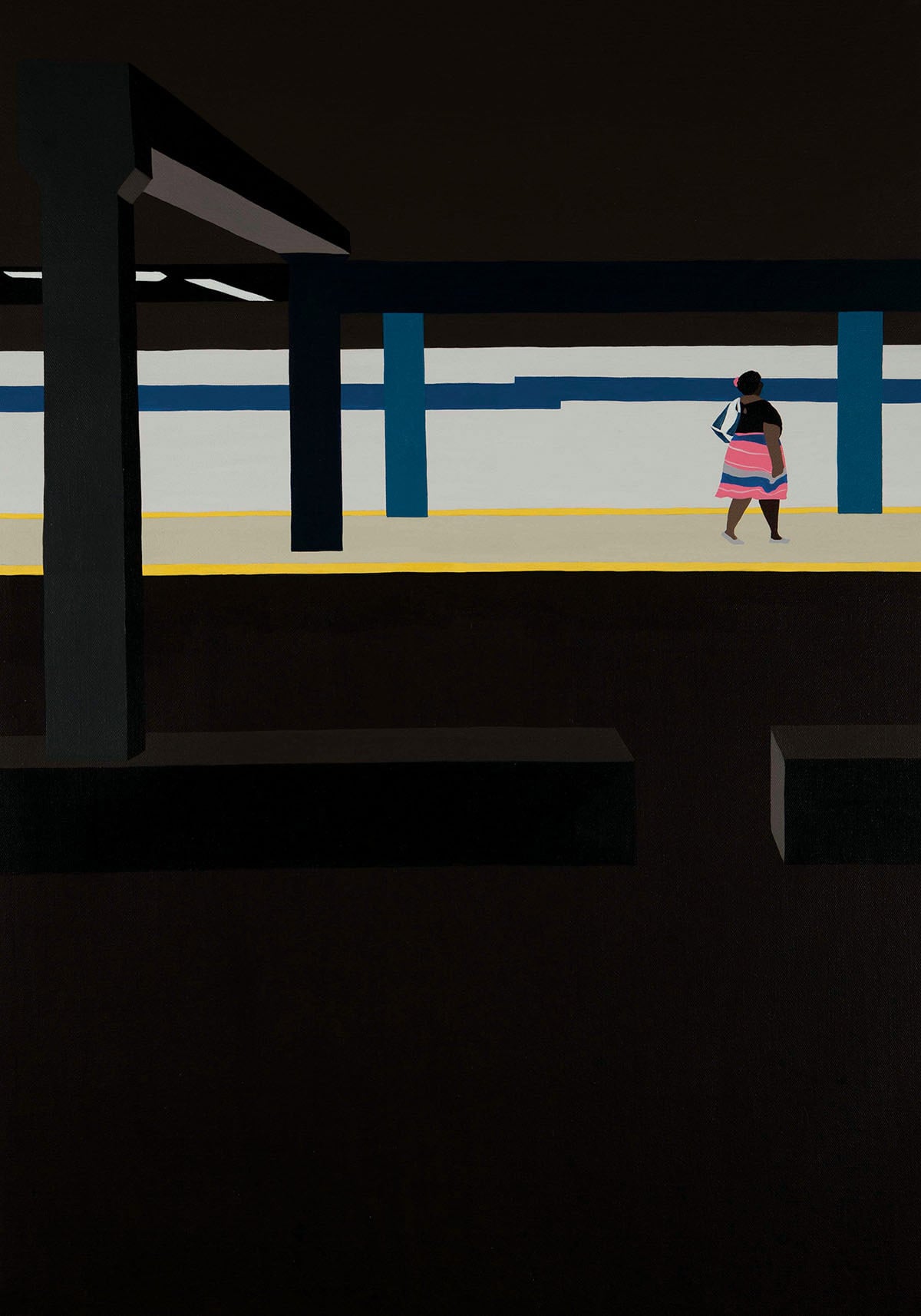 Backs, solitudine e isolamento nei dipinti di Gwen Yip | Collater.al 6