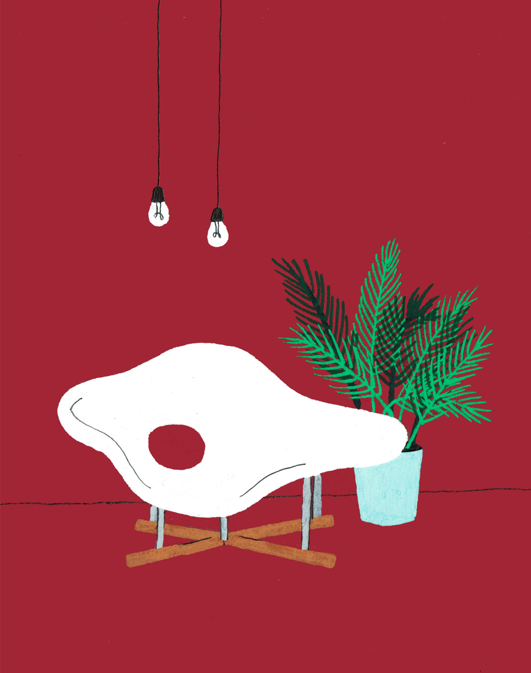 interior design illustrato di Lianne Nixon | Collater.al 18