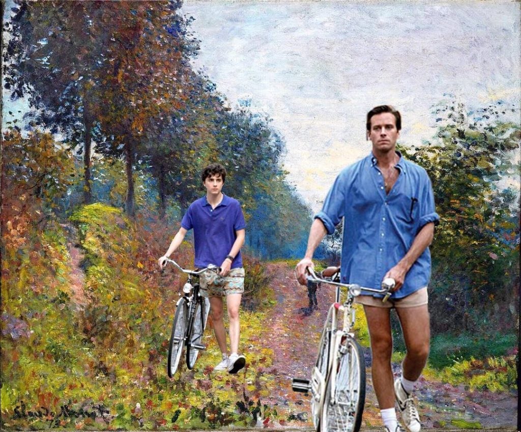 Call Me By Monet, Guadagnino e Monet si incontrano nei collage di Mika Labrague | Collater.al