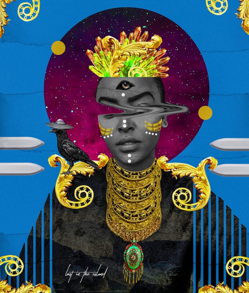I collage fluo e psichedelici di Kaylan M.1 | Collater.al