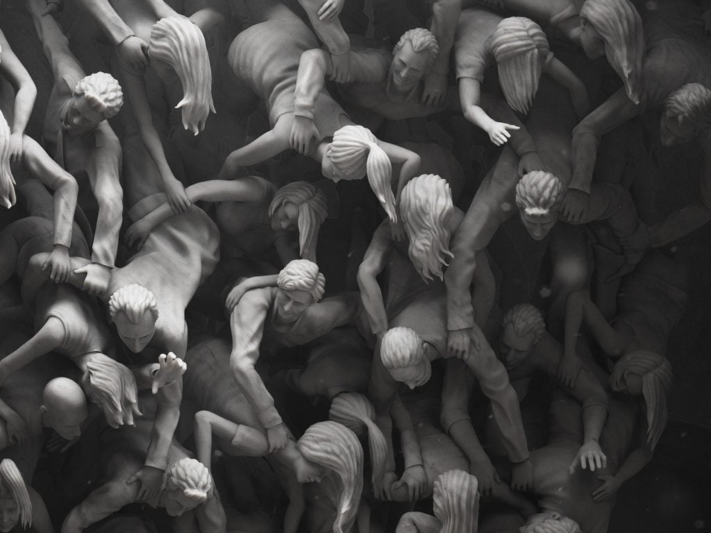 Artluz Studio e la sua spettacolare piramide di sculture 3D | Collater.al 3