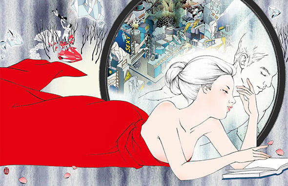 Le originali illustrazioni erotiche di Mee Wong | Collater.al 11