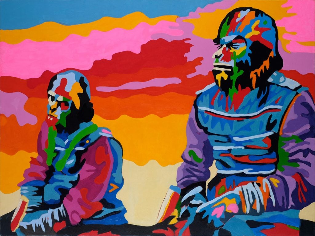 Colorful pop art paintings by Jean Paul Langlois | Collater.al