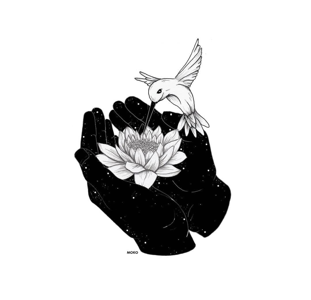 MOKO realizza poetiche illustrazioni in bianco e nero | Collater.al
