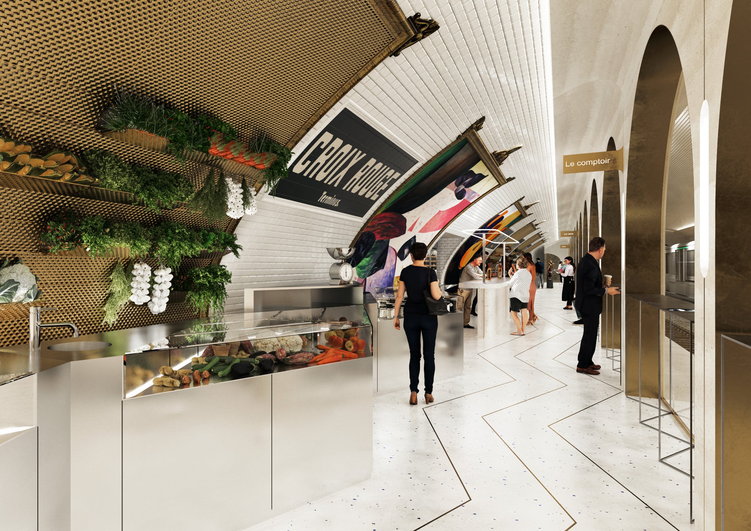 Il ristorante di Parigi che nascerà da un'ex stazione della metro 