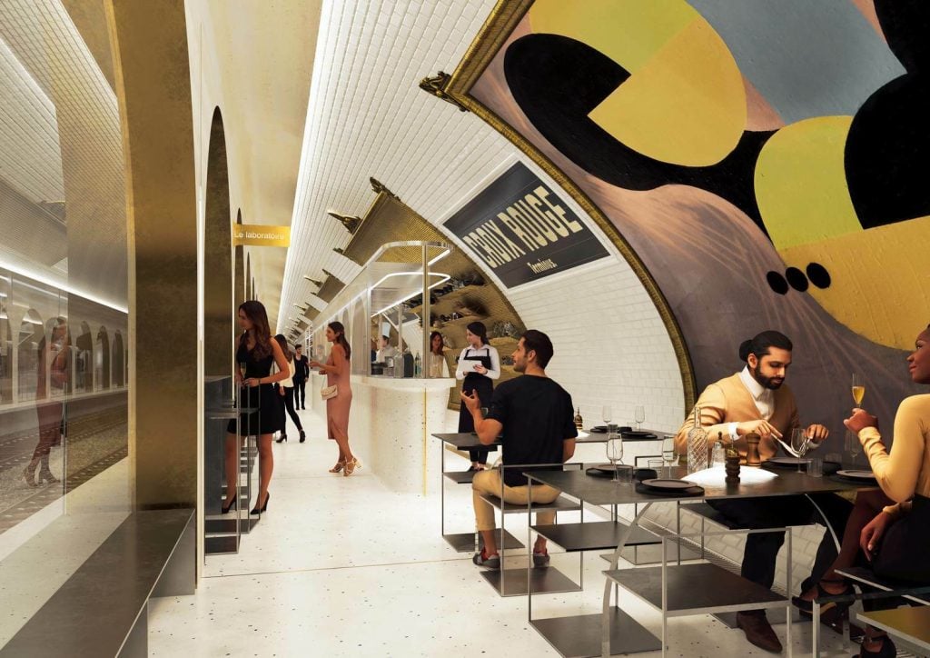 Il ristorante di Parigi che nascerà da un'ex stazione della metro