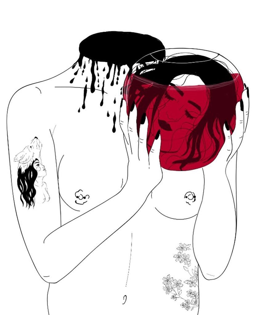 Le illustrazioni NSFW di Wishyouwerehere | Collater.al