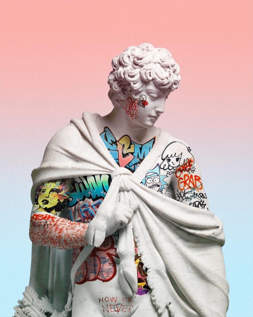 Le sculture vaporwave digitali di Litavrin | Collater.al