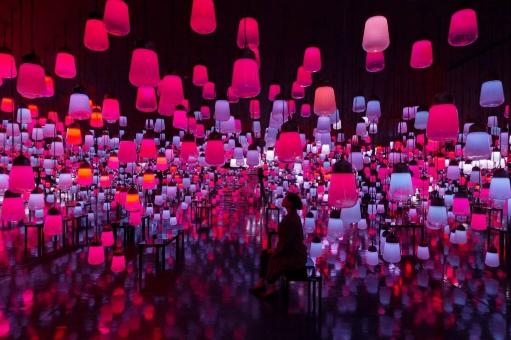TeamLab firma la reception del Mifuneyama Rakuen hotel | Collater.al