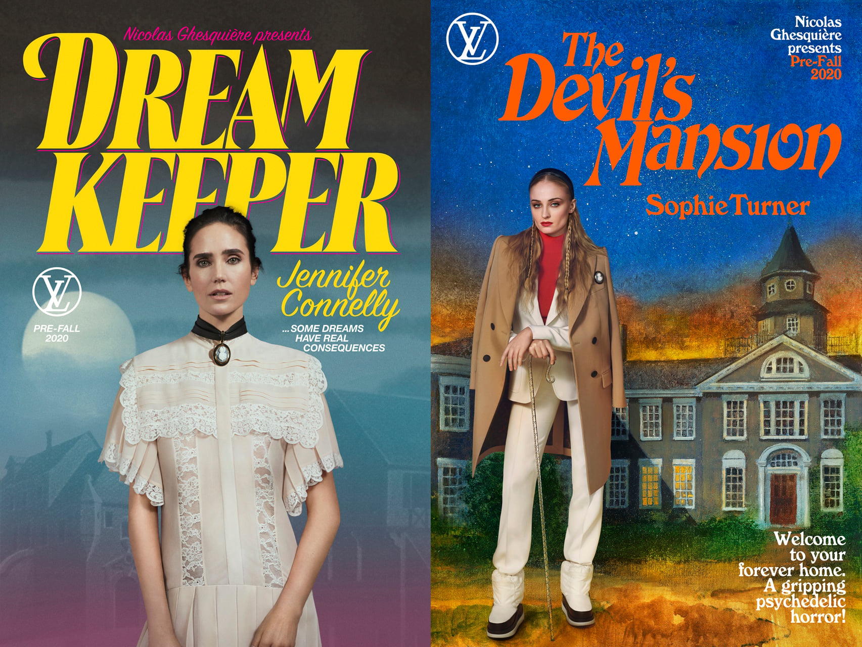 Louis Vuitton, books and posters transformed in the Pre-Fall 2020