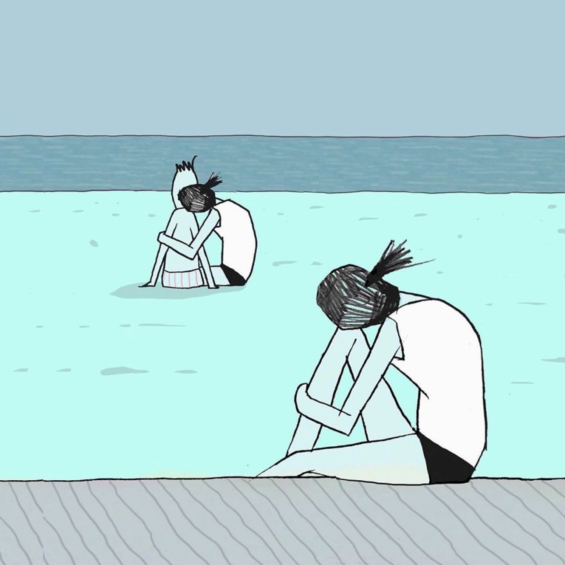 Rubichek Feelings and moods in Yuval Robichek's illustration | Collater.al