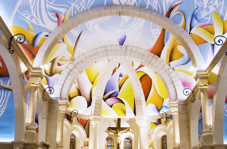Amaury Dubois Fresco In A Church Of Chatelaillon Plage Collater Al Amaury Dubois Fresco In A Church Of Chatelaillon Plage Collater Al