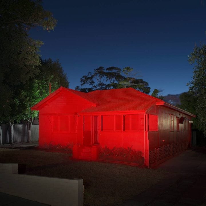 Houses like a canvas, street art by Ian Strange | Collater.al