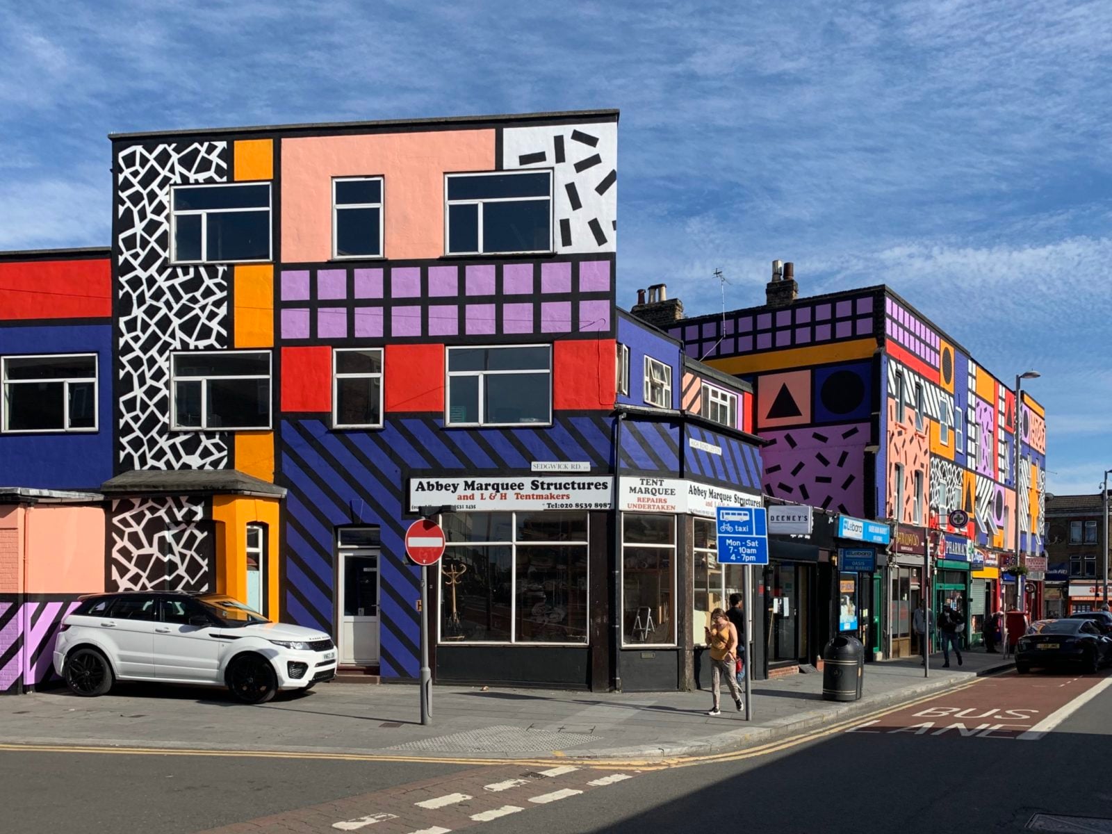 Walala Parade, Camille Walala’s huge mural in London | Collater.al