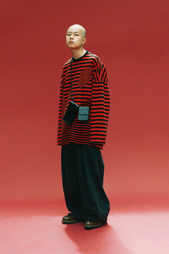 【AJOBYAJO】Raglan Lace Trimming Hoodie