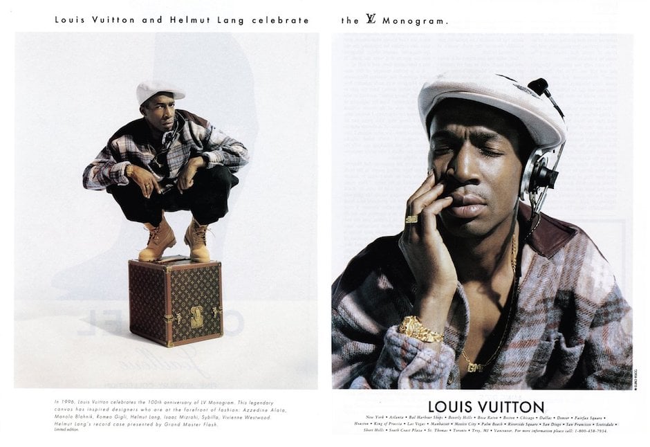 Helmut Lang's vinyl record case for Louis Vuitton