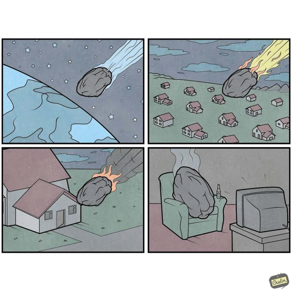 Anton Gudim illustra le contraddizioni della realtà | Collater.al