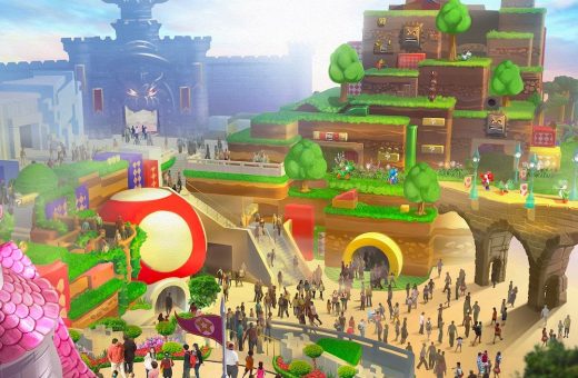 The first images of the Super Nintendo World Theme Park
