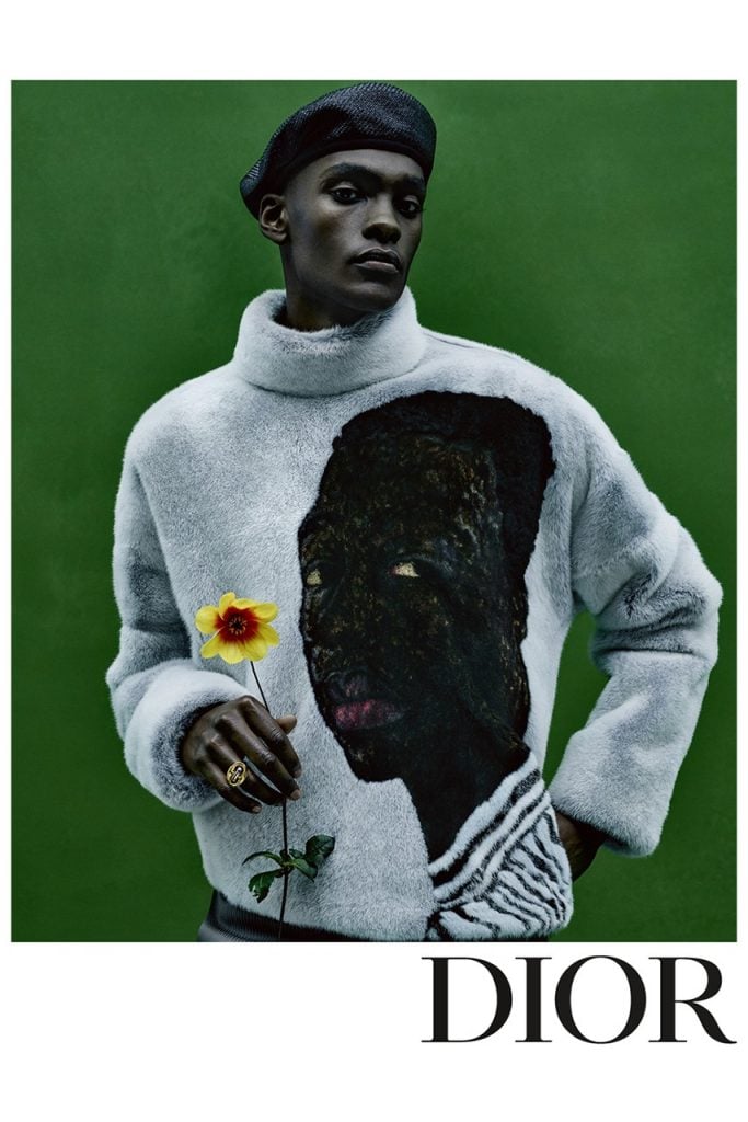 Amoako Boafo's artworks in Dior's Summer '21 campaign | Collater.al