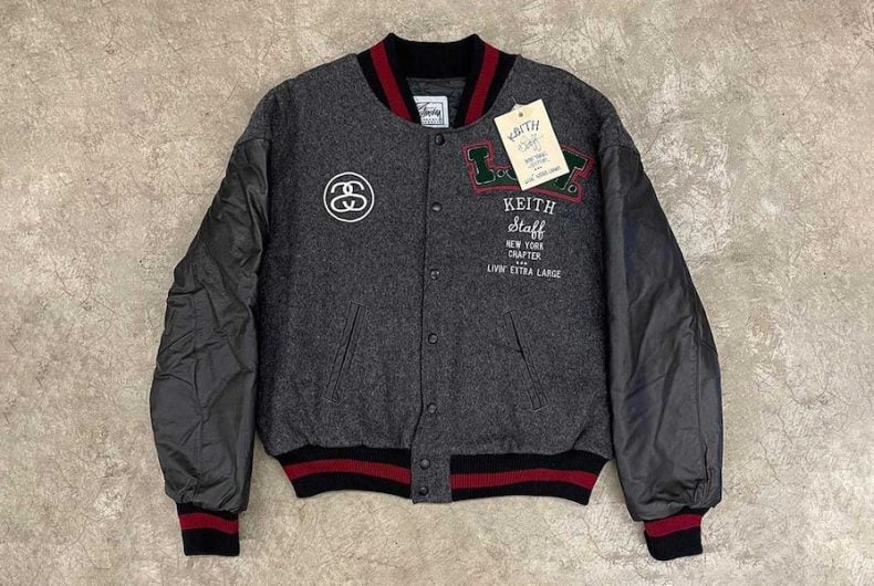 The varsity jacket by Stüssy that Keith Haring never wore