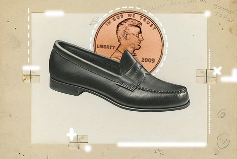 Why do we put pennies in Penny Loafers?