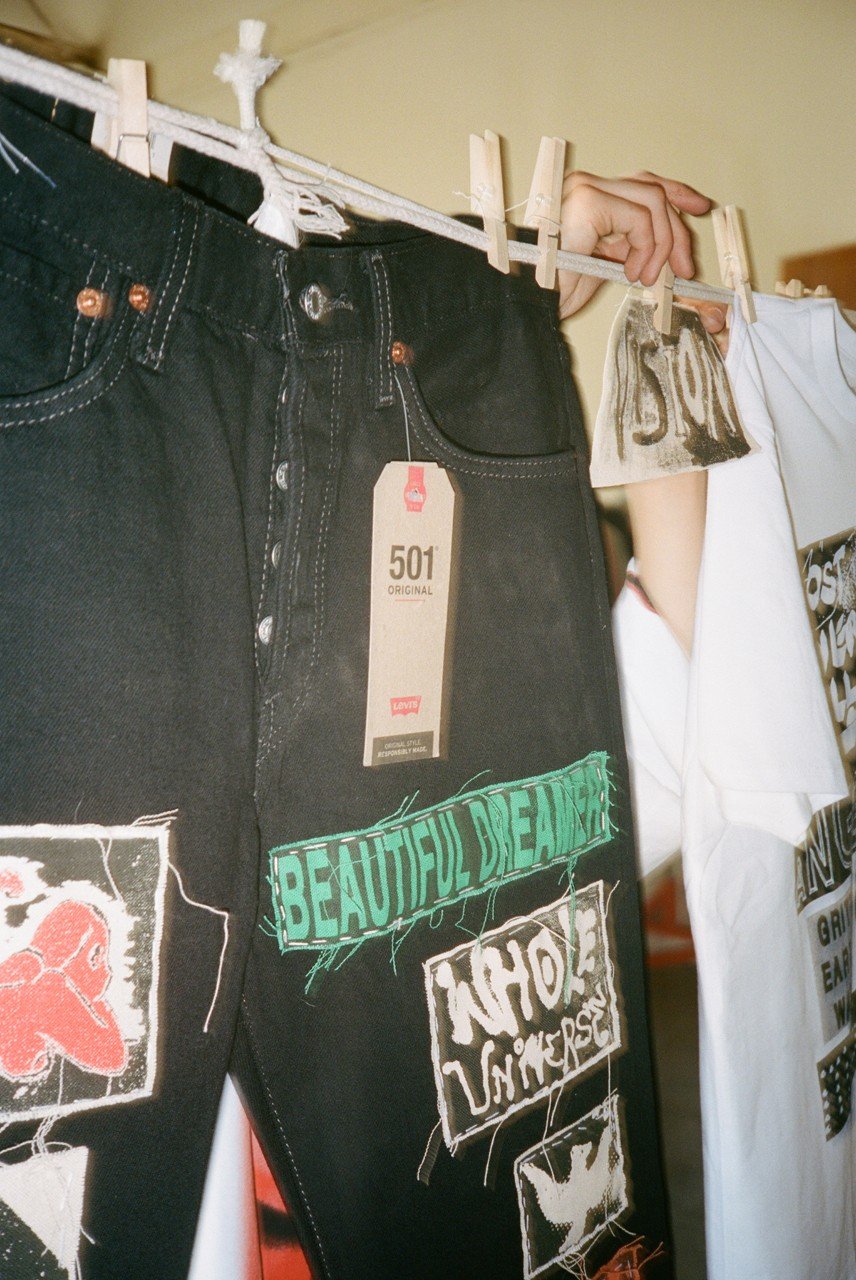 Levi's and Come Tees punk-inspired collaboration | Collater.al